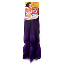 Cabelo Sintético Jumbo Super X - 400gr, Cor: Púrpura - T1B/PURPLE