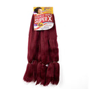 Cabelo Sintético Jumbo Super X - 400gr, Cor: Marsala  - Burg